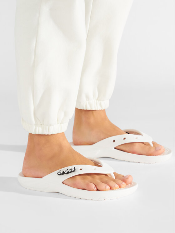Crocs Crocs В'єтнамки Classic Crocs Flip 207713 Білий