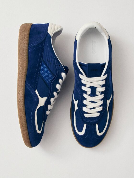 ALOHAS ALOHAS Sneakersy Tb.490 Rife Sheen Blue Leather Sneakers Granatowy