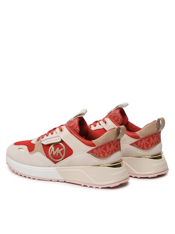 MICHAEL Michael Kors MICHAEL Michael Kors Снікерcи Theo Trainer 43F3THFS1D Червоний