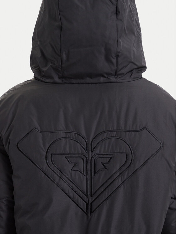 Roxy Roxy Зимно яке Shadow Wave ERJJK03724 Тъмносив Relaxed Fit