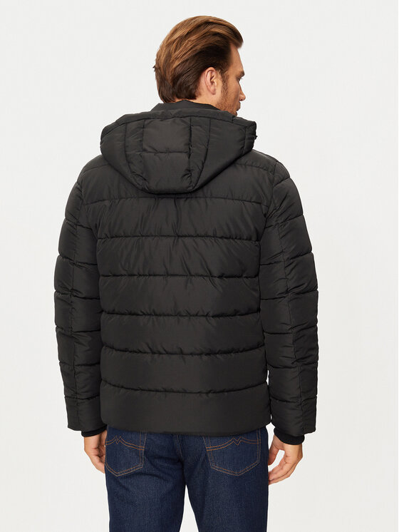 Geox Geox Зимно яке Leitan M4628C T3144 F9000 Черен Regular Fit
