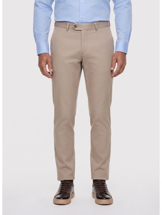 Pako Lorente Pako Lorente Chinosy P26WF-WX-003 Beżowy Regular Fit