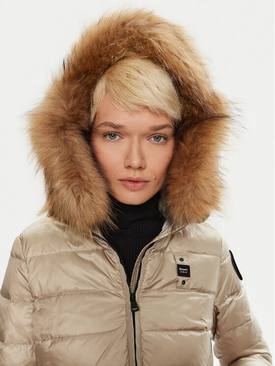 Blauer Blauer Pernata jakna 24WBLDC03038 Bež Regular Fit