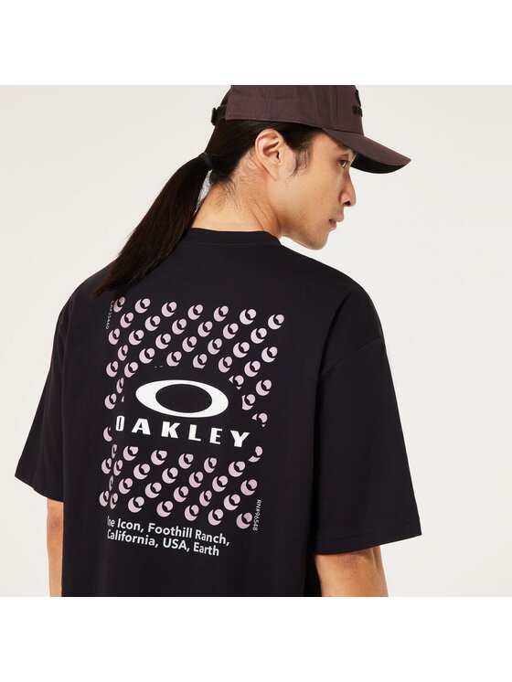 Oakley Oakley T-Shirt FOA407663 Czarny Regular Fit