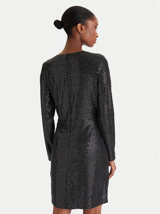 DKNY DKNY Rochie cocktail DD5IZ632 Negru Slim Fit