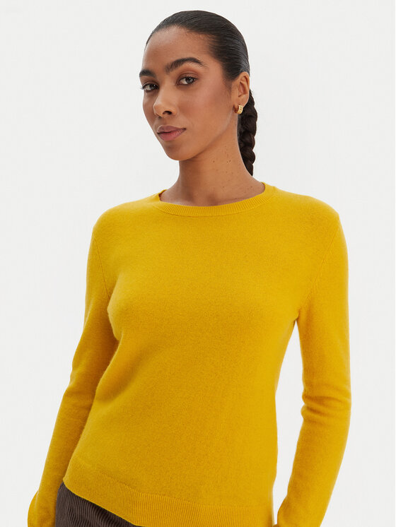 United Colors Of Benetton United Colors Of Benetton Megztinis 1002D1K01 Geltona Regular Fit