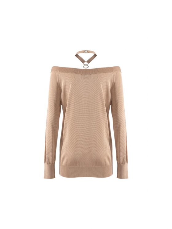 NENETTE NENETTE Sweter meringhe Beżowy Regular Fit
