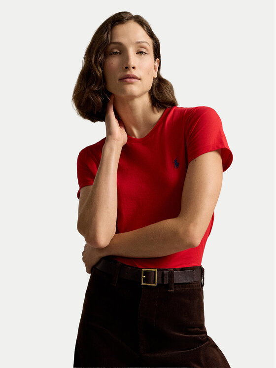 Polo Ralph Lauren Polo Ralph Lauren Marškinėliai 211B14605034 Raudona Regular Fit