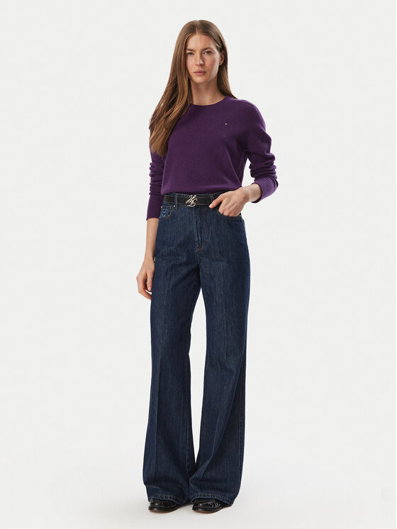 Tommy Hilfiger Tommy Hilfiger Pullover WW0WW51432 Violett Regular Fit