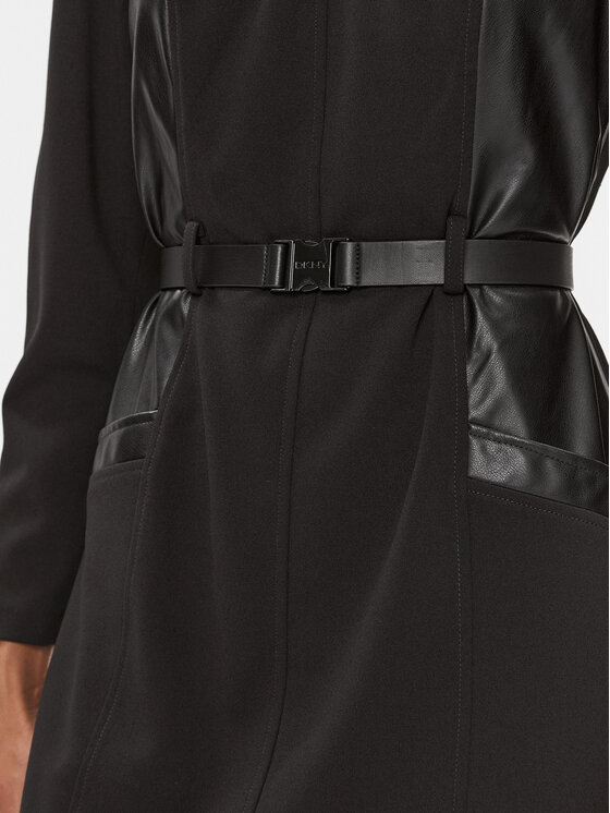 DKNY DKNY Sukienka codzienna DD3G1608 Czarny Regular Fit