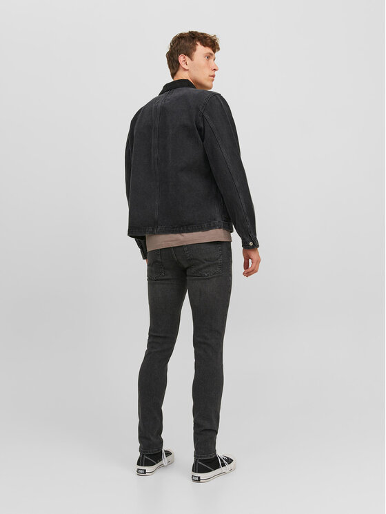 Jack & Jones Jack & Jones Jeansy Glenn 12237350 Černá Slim Fit