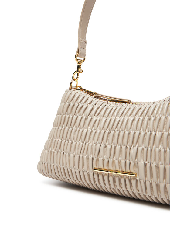 Calvin Klein Calvin Klein Torebka Ruched Drop Shoulder Bag LV04K3088G Beżowy