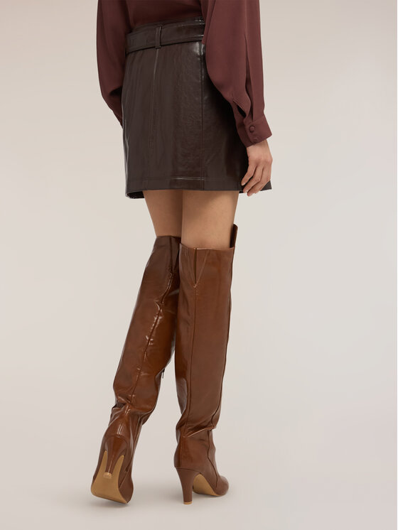 Motivi Motivi Minigonna 1015Q001178N022 Bordeaux Regular Fit