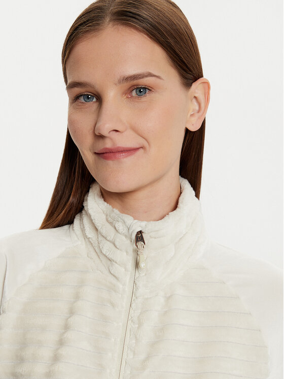 Protest Protest Fleecejacke Delay 3611844 Écru Regular Fit