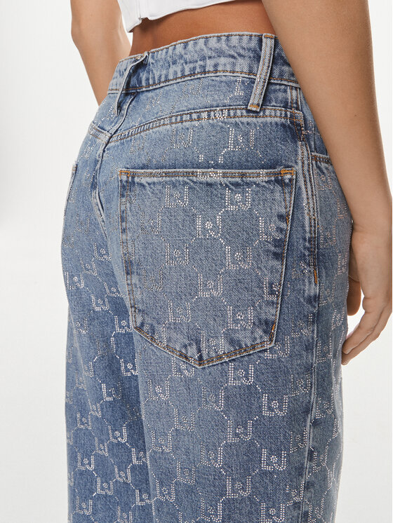 Liu Jo Liu Jo Jeans UA4093 D4854 Blu Boyfriend Fit