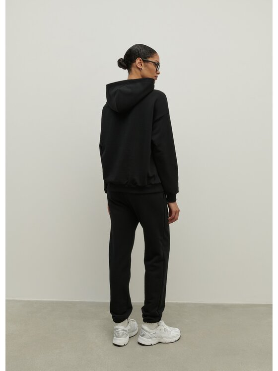 La Mania La Mania Felpa BABY 3 Nero Classic Fit