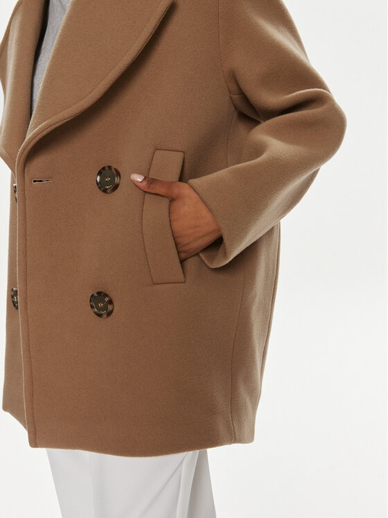 PINKO Pinko Vuneni kaput 101830 A13B Bež Regular Fit