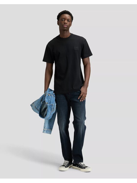 Lee Lee T-Shirt WW ESSENTIAL TEE Czarny Relaxed Fit