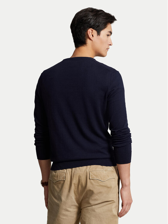 Polo Ralph Lauren Polo Ralph Lauren Sweater Ls Sf Cn Pp 710684957001 Sötétkék Slim Fit