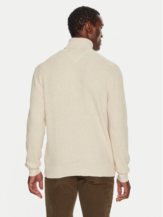 Tommy Hilfiger Tommy Hilfiger Dolčevita MW0MW36526 Bež Regular Fit