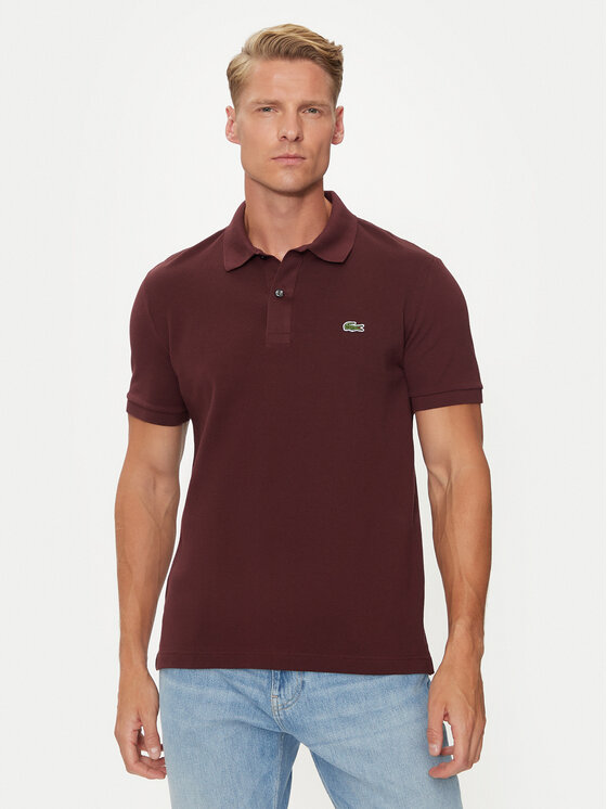 Lacoste Lacoste Polo marškinėliai PH4012 Vyšninė Slim Fit
