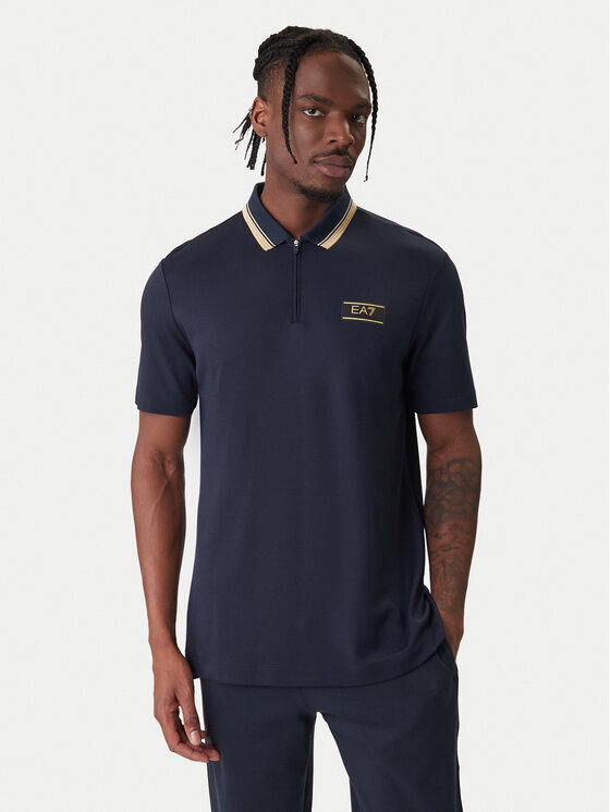 EA7 Emporio Armani EA7 Emporio Armani Pólóing 7M001333 AF13739 UB102 Sötétkék Regular Fit