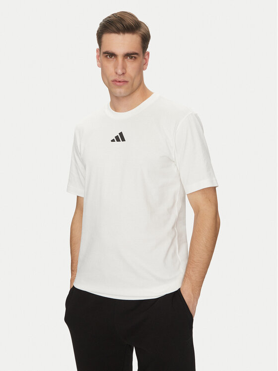 adidas adidas Tricou German Engineering Graphic JP1527 Alb Regular Fit