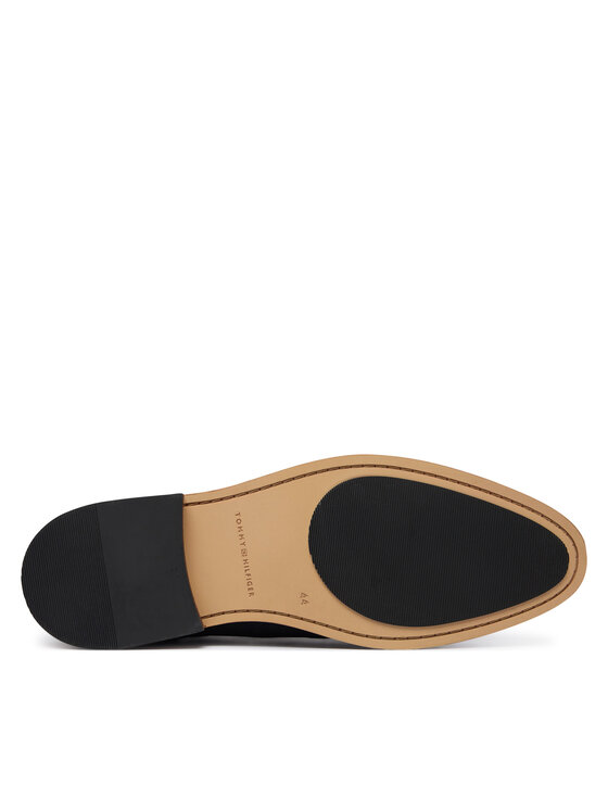Tommy Hilfiger Tommy Hilfiger Półbuty Hilfiger Suede Dress Shoe FM0FM05776 Granatowy