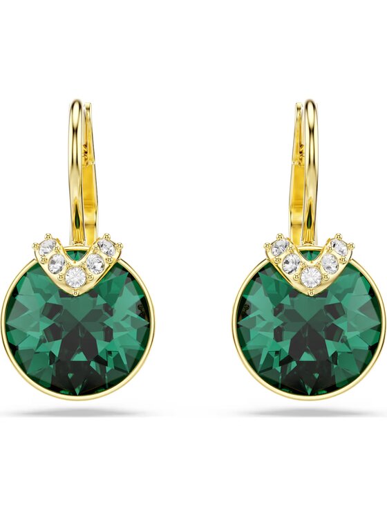 Swarovski Swarovski Обици Bella V 5735389 Зелен