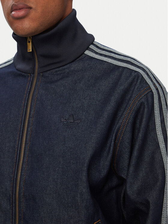 adidas adidas Дънково яке Firebird Adicolor KS4971 Тъмносин Loose Fit