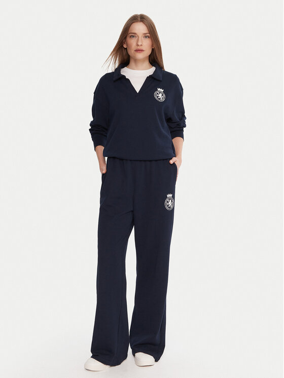 Tommy Hilfiger Tommy Hilfiger Džemperis UW0UW06078 Tamsiai mėlyna Regular Fit