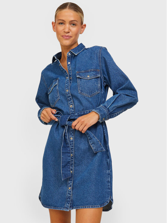 JJXX JJXX Jeans haljina Thalia 12213785 Plava Regular Fit