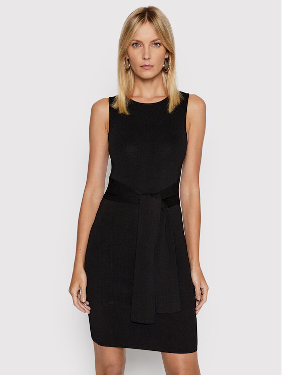 Vestito di maglia Annie W2GK77 Z2U00 Nero Slim Fit...