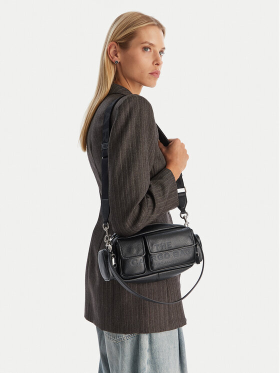 Marc Jacobs Geantă The Leather Cargo Bag 2S4HSH085H02 Negru