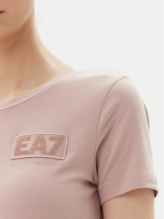 EA7 Emporio Armani EA7 Emporio Armani T-Shirt 7W000492 AF10373 U4079 Różowy Regular Fit