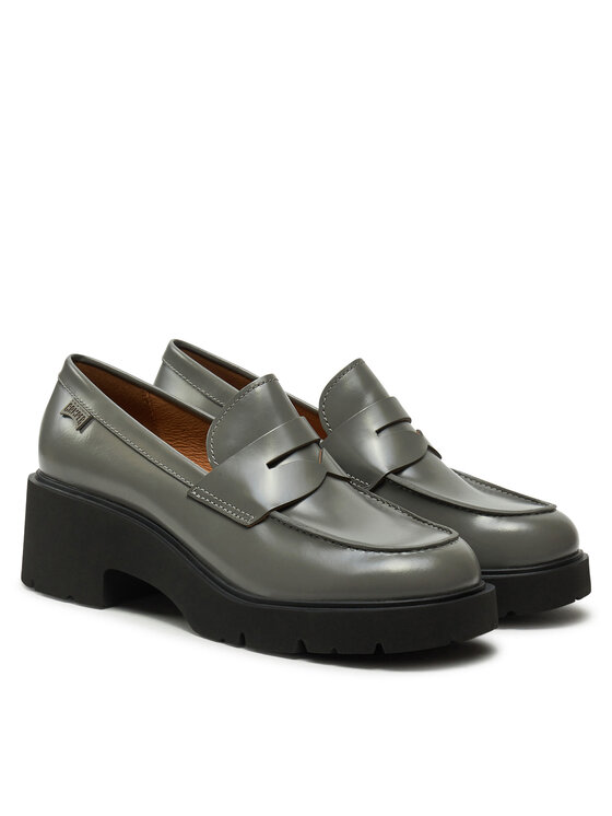 Camper Camper Loafersy Milah K201425-020 Szary