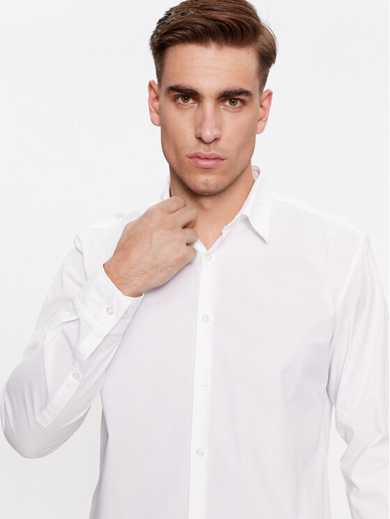 HUGO Hugo Cămașă Ermo 50500216 Alb Slim Fit
