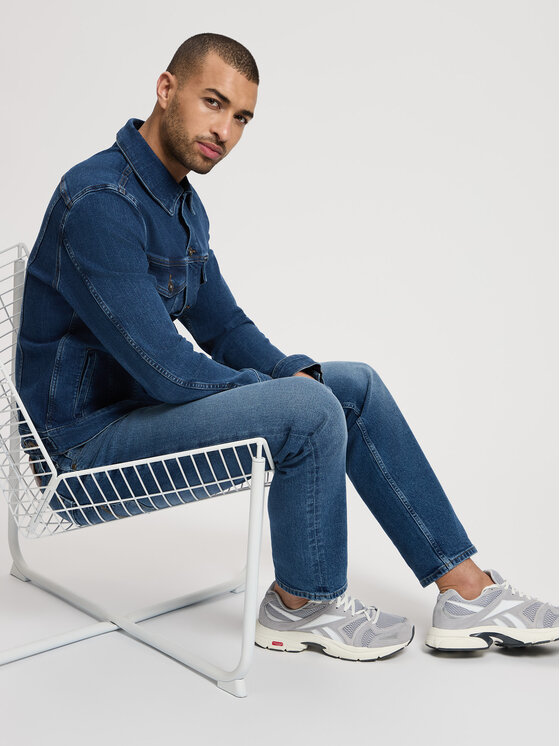 Cross Jeans Cross Jeans Jeansy E 161-154 Niebieski Straight Leg
