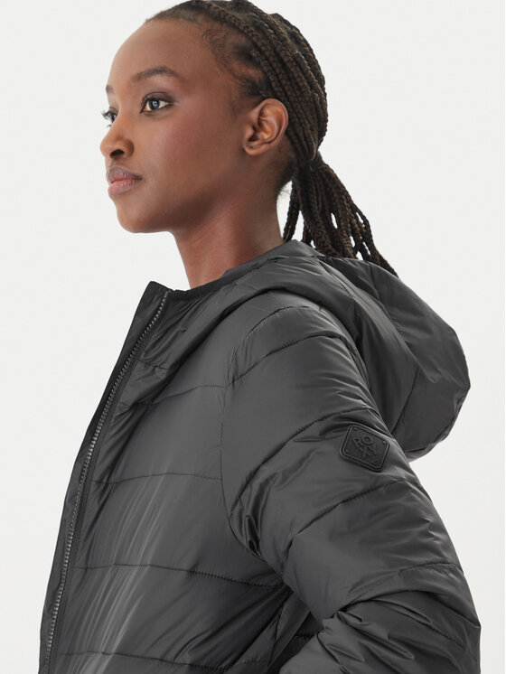 Roxy Roxy Ziemas jaka Wind Bliss ERJJK03618 Melns Relaxed Fit