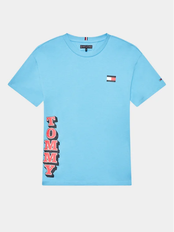 Tommy Hilfiger T-Shirt KB0KB08217 D Blau Regular Fit