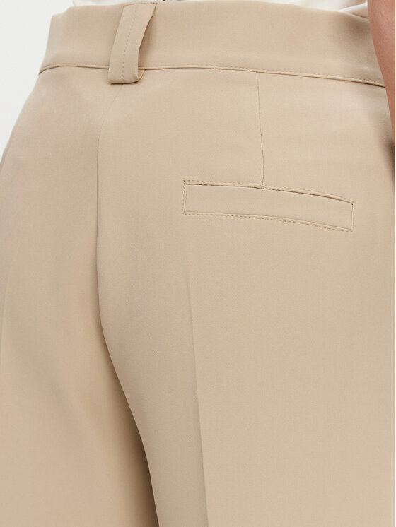 Maryley Maryley Pantaloni din material 25EB537/M26/43PG Bej Regular Fit