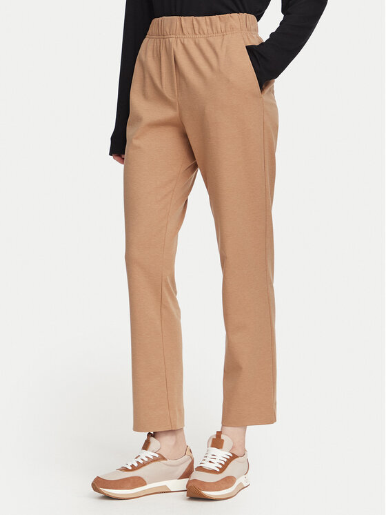 Weekend Max Mara Weekend Max Mara Παντελόνι υφασμάτινο Elfo 2625786011 Καφέ Regular Fit