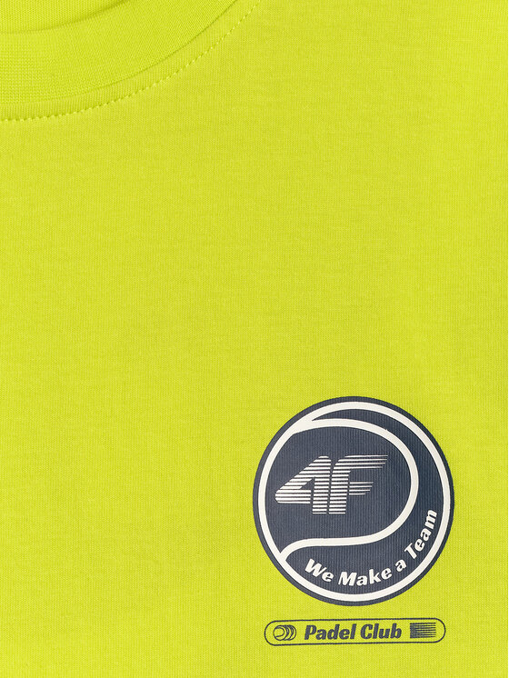 4F 4F T-Shirt SETPOINT Zielony Regular Fit