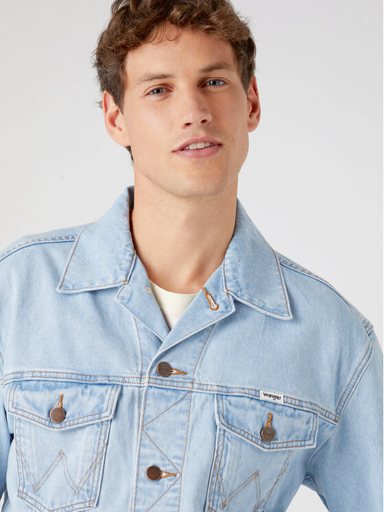 Wrangler Wrangler Дънково яке Anti Fit W45973Y94 112330848 Светлосиньо Regular Fit