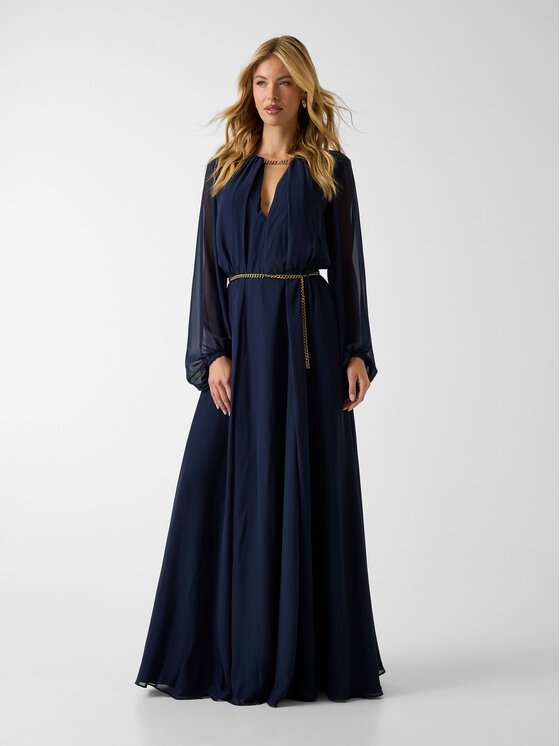 Marciano Guess Marciano Guess Abendkleid 6RGK19 7429A Dunkelblau Regular Fit