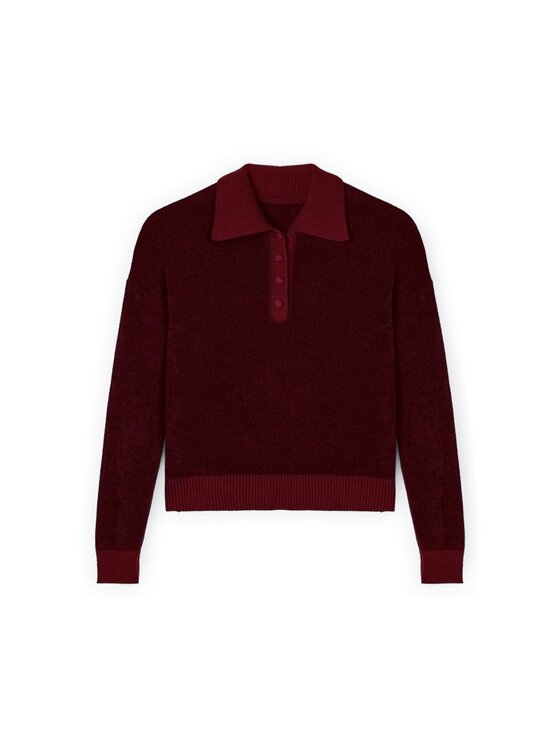 Motivi Motivi Maglione M256E002278N036 Bordeaux Regular Fit