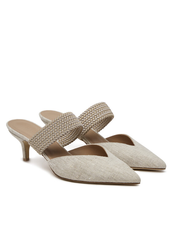 MALONE SOULIERS MALONE SOULIERS Klapki Maisie 45-154 Beżowy