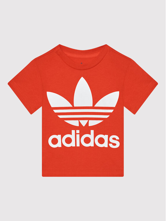 adidas T-krekls Trefoil HE2189 Sarkans Regular Fit