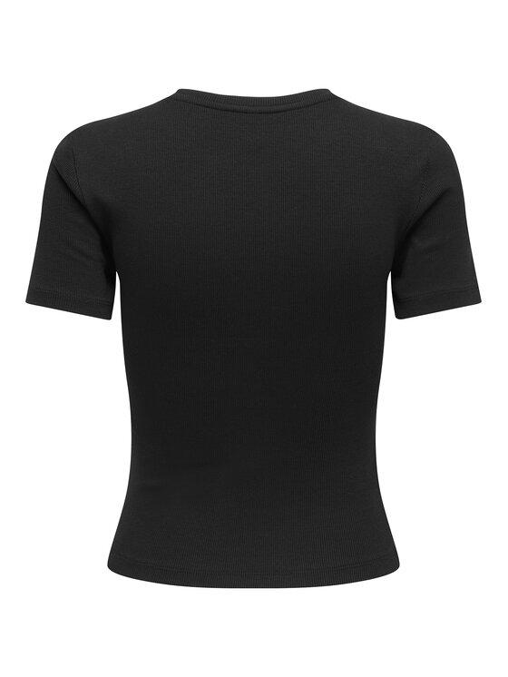 ONLY ONLY T-Shirt Femke 15369336 Černá Slim Fit