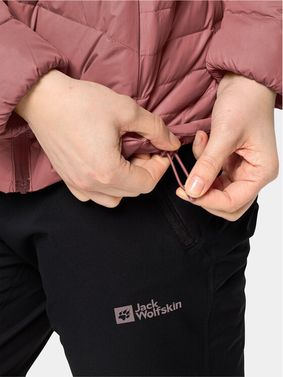 Jack Wolfskin Jack Wolfskin Pernata jakna Tundra Down Hoody 1206642 Ružičasta Slim Fit
